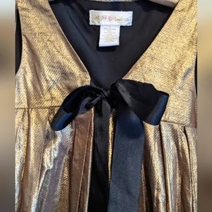 VINTAGE BB Dakota Y2K gold party dress